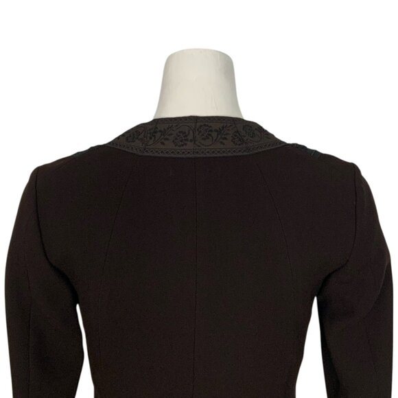 Jean Paul Gaultier Blazer 40 US/6 Button Front Peplum Victorian Gothic Steampunk - Picture 10 of 14